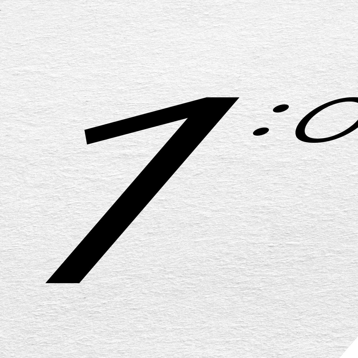 Clock NRH Mini White